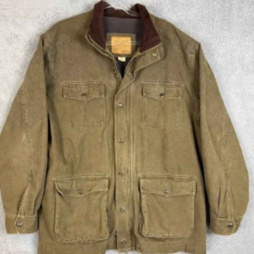 The Vermont barn coat men’s xl fleece lined chore coat